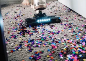 end of tenancy carpet cleaning starts with a good vacuuming
